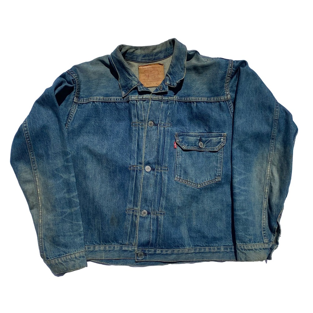 Levis 506xx Type 1 jacket LVC Gold Line Selvage Made in USA Distressed RARE